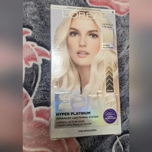 L'Oreal Feria Hyper Platinum Hair Color NIB